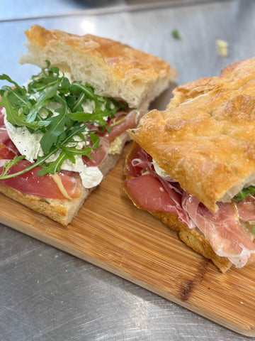 Belegde focaccia